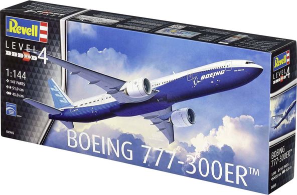 Сборная модель 1/144 самолет Boeing 777-300ER Revell 04945