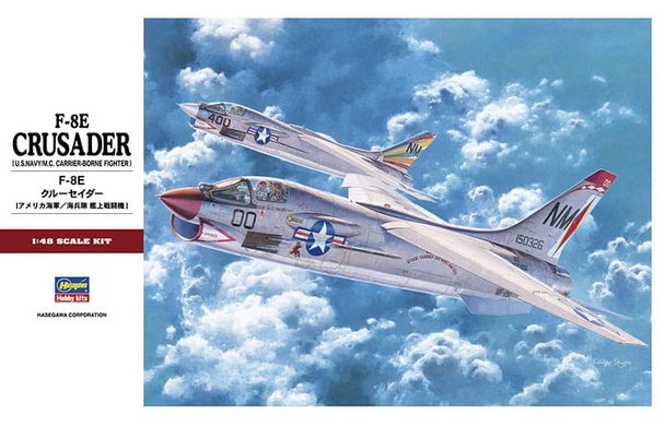 Сборная модель 1/48 самолет Vought F-8E Crusader Hasegawa 07225