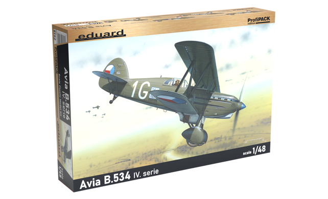 Assembled model 1/48 plane Avia B.534 IV. série ProfiPack Edition Eduard 8192