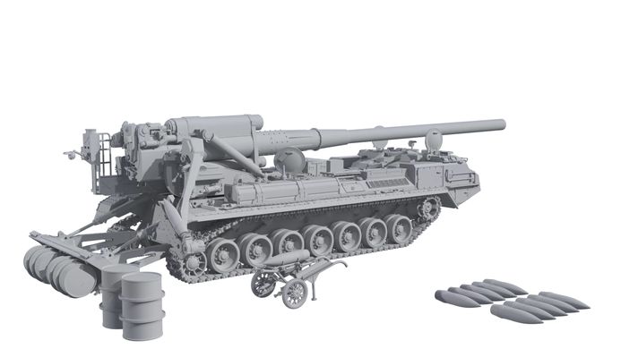 Сборная модель 1/72 из смолы 3D печать самоходная пушка артиллерии 2С7 Пион BOX24 72-034