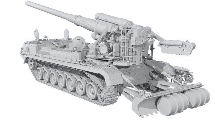 Збірна модель 1/72 з смоли 3D друк самохідна гармата артилерії 2С7 Піон BOX24 72-034