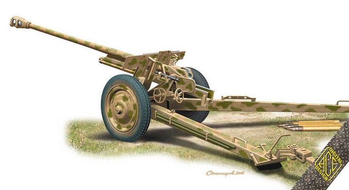 Сборная модель 1/72 немецкая противотанковая пушка Pak.36(r) ACE 72571