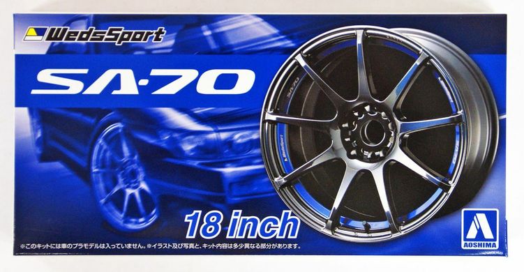 Комплект колес 1/24 Felgi Weds Sport SA-70 18 Inch Aoshima 05463, В наличии