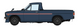 Сборная модель автомобиль 1/24 Nissan Sunny Truck (GB122) "Late Version" w/Chin Spoiler Hasegawa 20552