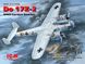 Сборная модель 1/72 самолет Do 17Z-2, Немецкий бомбардировщик 2 Мировой войны ICM 72304