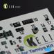 Interior 3D stickers 1/72 for A6M5 Zero model (Tamiya) Kelik K72099, Out of stock