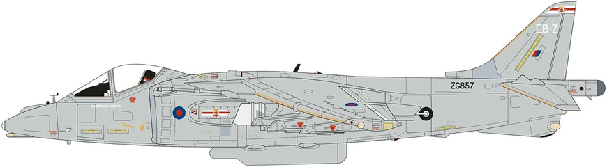 Сборная модель 1/72 самолет BAe Harrier GR7A/GR9 Airfix A04050A