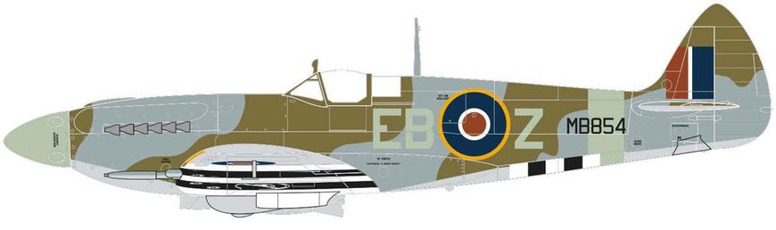 Збірна модель 1/48 винищувач Спитфайр Supermarine Spitfire Mk.XII Airfix A05117A