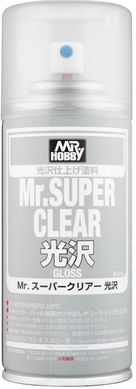 Лак глянсовий в аерозолі Mr. Super Clear Gloss Spray (170 ml) Mr.Hobby B-513