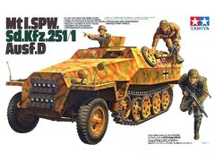 Збірна модель 1/35 транспортний засіб Mtl. SPW Sd.Kfz.251 / 1 Ausf.D Tamiya 35195