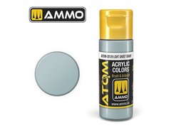 Акриловая краска ATOM Light Ghost Gray Ammo Mig 20129