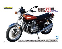 Сборная модель 1/12 мотоцикла Kawasaki 750Rs Zii Super Aoshima 04178