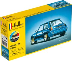 Сборная модель 1/43 Renault R5 Turbo - Стартовый набор Heller 56150
