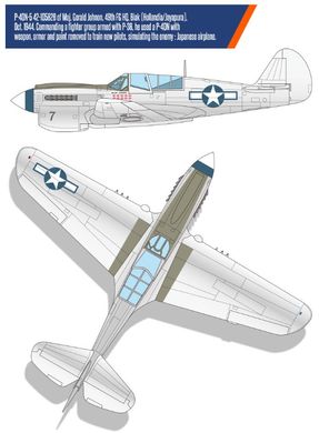 Збірна модель 1/48 літак USAAF P-40N "Battle of Imphal" Academy 12341