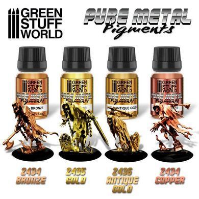 Pigments are made from real metals Pure Metal Pigments BRONZE 30 ml GSW 2434