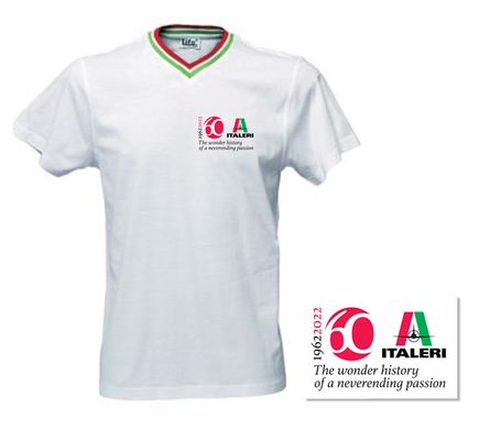 Футболка T - shirt White 60th Ann. (size M) Italeri 09412