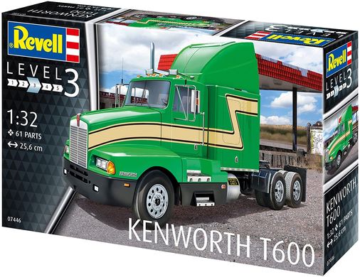 Сборная модель 1/32 грузовой автомобиль Kenworth T600 Revell 07446
