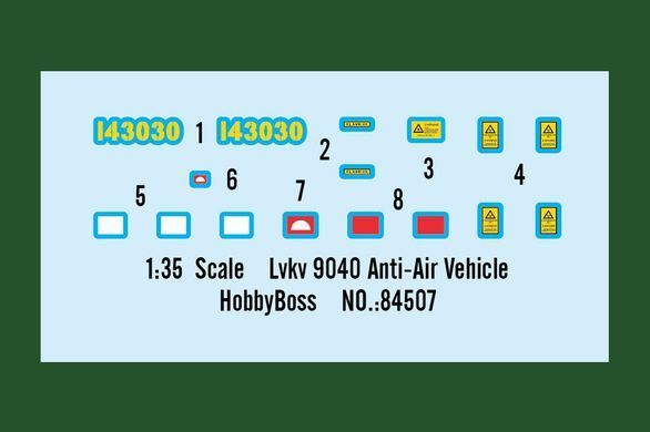 Сборная модель 1:35 ВСУ Lvkv 9040 Anti-Air VehicleHobby Boss 84507