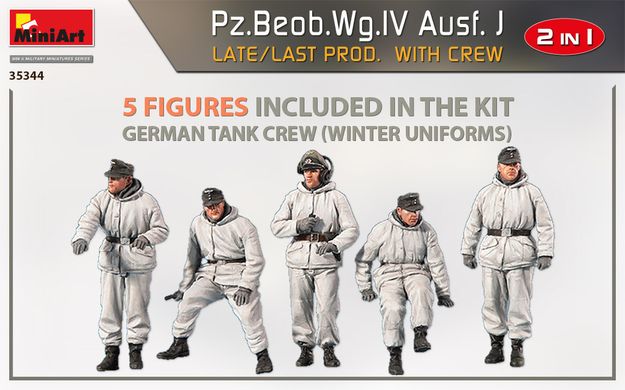 Збірна модель 1/35 танк Pz.Beob.Wg.IV Ausf. MiniArt 35344