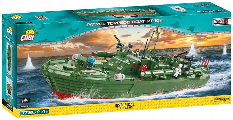 Обучающий конструктор Patrol Torpedo Boat PT-109 СОВІ 4825