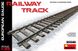 Сборная модель 1/35 железнодорожный путь (европейский путь) Railway Track MiniArt 35561