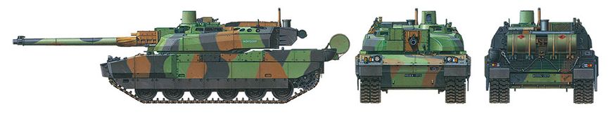 Збірна модель 1/35 французький основний бойовий танк Leclerc Series 2 Tamiya 35362