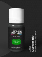 Acrylic paint Musta (Black) (Black) ARCUS A406