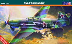 Сборная модель 1/72 самолет Yak-1 Normandie MisterCraft B19