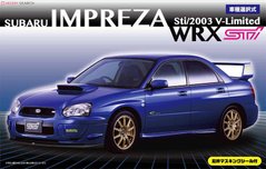 Assembled model 1/24 car Subaru Impreza WRX STI 2003 Fujimi 03940