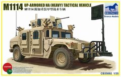 Assembly model 1/35 armored car M1114 Up-Armoured HA(heavy)Tactical Vehicle Bronco CB35092