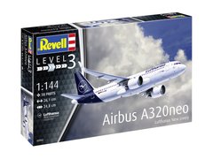 Збірна модель 1/144 цивільний літак Airbus A320 Neo Luft Revell 03942