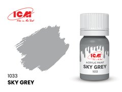 Акрилова фарба Небесно-сірий (Sky Grey) ICM 1033