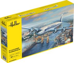 Сборная модель 1/72 военный грузовой самолет DC6 Super Cloudmaster AF Heller 80315