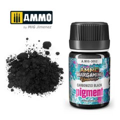 Pigment Carbonized Black Ammo Mig 3052