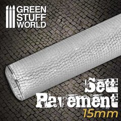 Текстурированный брусчатый валик 15 мм Green Stuff World 2410