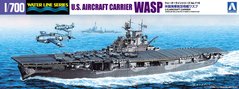Збірна модель 1/700 авіаносець US Navy Aircraft Carrier WASP Aoshima 01034