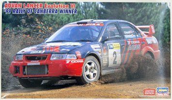 Сборная модель 1:24 ADVAN Lancer Evolution VI Hasegawa 20443
