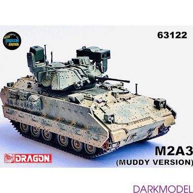 Зібрана Модель 1/72 танк M2A3 IFV Infantry Fighting Vehicle Armor Tank ABS Dragon 63122
