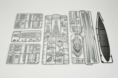 Сборная модель 1:700 военный линкор ВМС США Нью-Джерси BB-62 Tamiya 31614