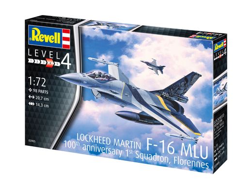 Сборная модель штурмовика F-16Mlu 100th Anniversary Revell 03905