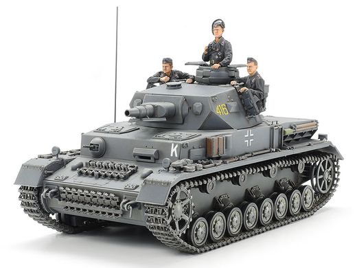 Сборная модель 1/35 немецкий танк Sd.Kfz. 161 Panzerkampfwagen IV Ausf. F Tamiya 35374