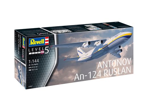 Сборная модель 1/144 самолет Антонов АН-124 Руслан Revell 03807