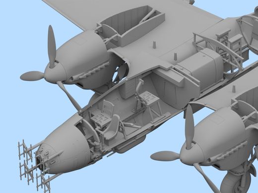 Сборная модель 1/72 самолет Do 215B-5, Немецкий ночной истребитель 2 Мировой Войны ICM 72306