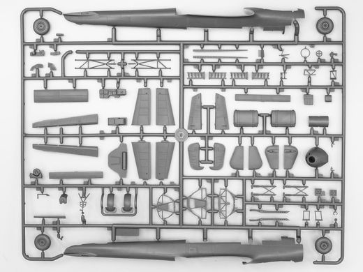 Сборная модель 1/72 самолет Do 215B-5, Немецкий ночной истребитель 2 Мировой Войны ICM 72306