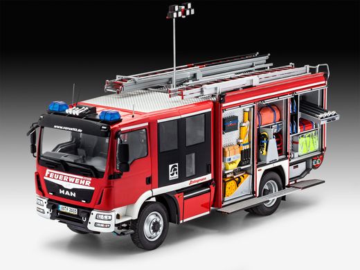 Модель пожежного автомобіля Schlingmann HLF 20 VARUS 4x4 Revell 07452 1:24