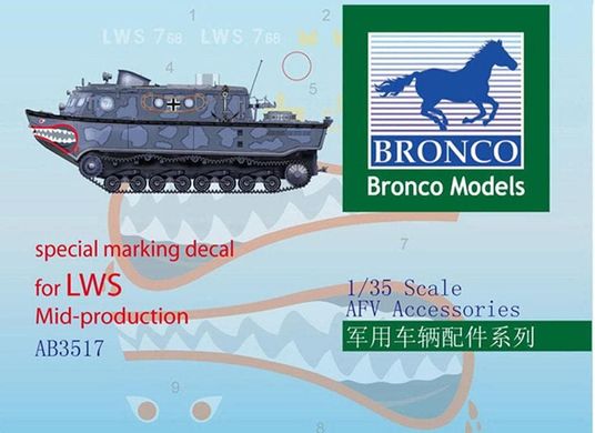 1/35 decal for LWS mid production Bronco AB3517, In stock