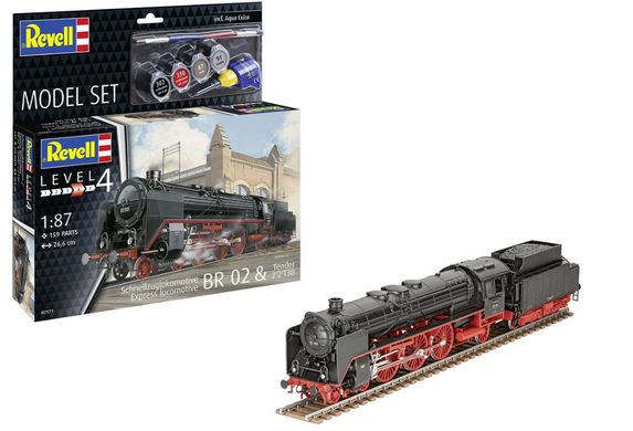 Стартовий набір модель 1/87 Express Locomotive BR02 Revell 62171