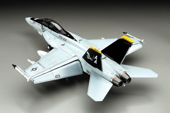 Сборная модель 1/48 самолет F/A-18F Super Hornet Hasegawa 07238