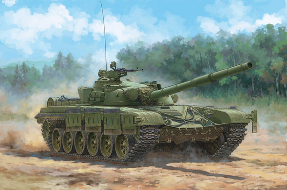 Сборная модель 1/35 танк soviet Obj.172 T-72 Ural Trumpeter 09601
