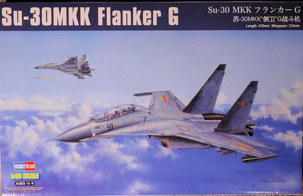 Сборная модель 1/48 самолета Su-30MKK Flanker G Hobby Boss 81714